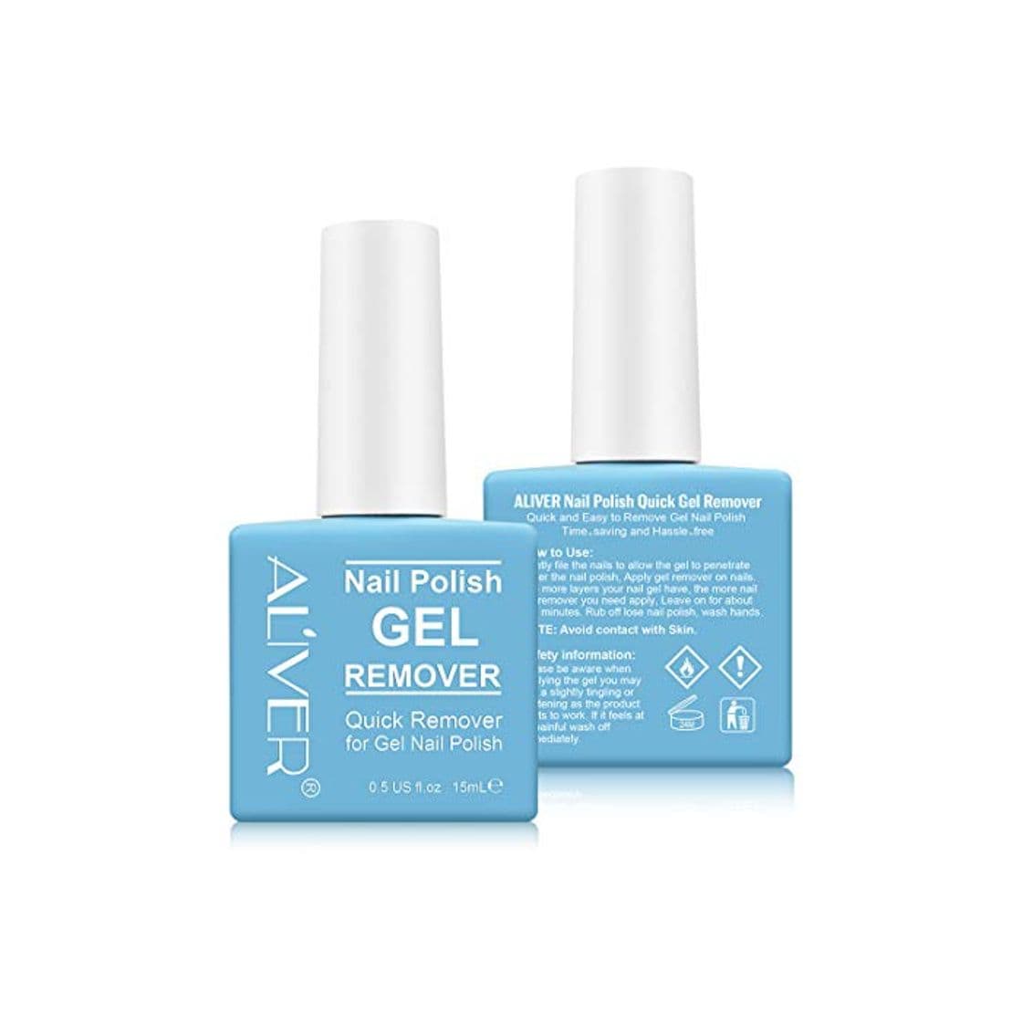 Producto Magic Nail Gel, 2 Piezas de Removedor de Esmalte de Uñas Mágico,