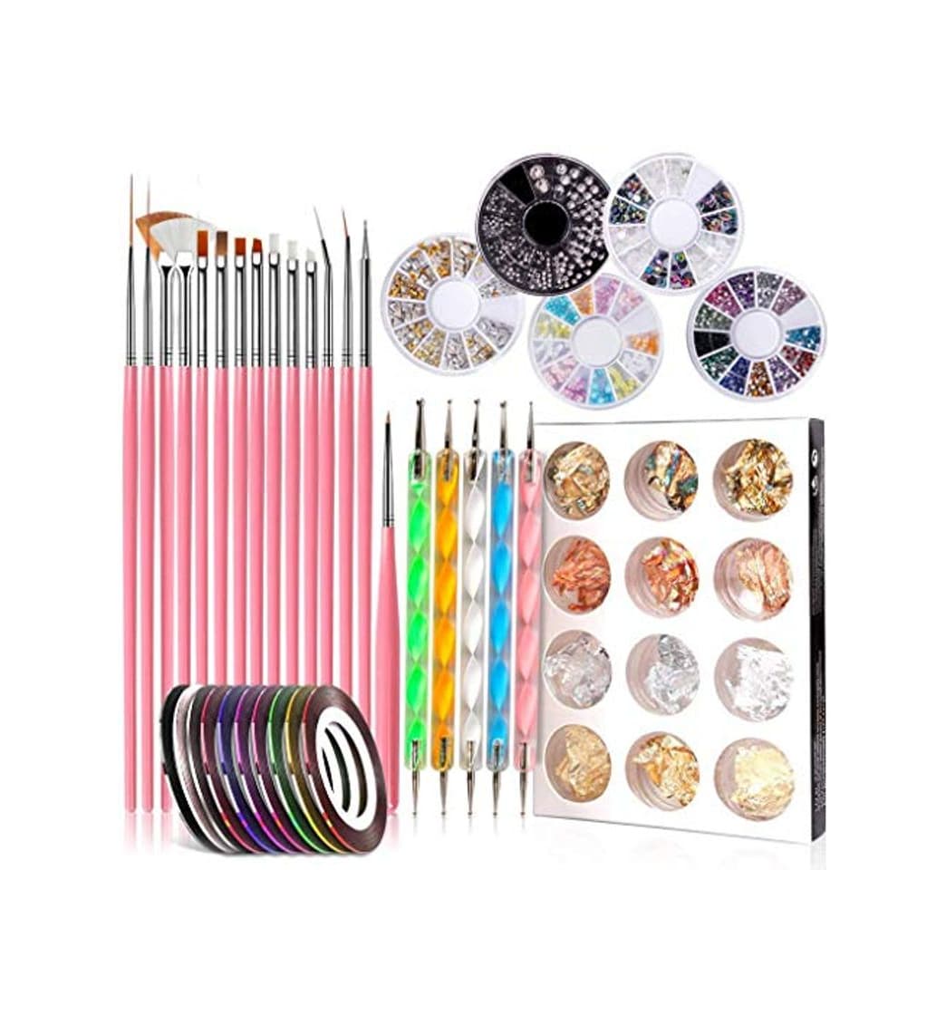 Producto GOTONE 47 piezas Kit de Accesorios Decoración Uñas Nail Art