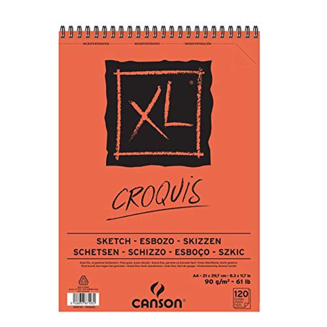 Producto Canson XL/787103 - Cuaderno de Dibujo