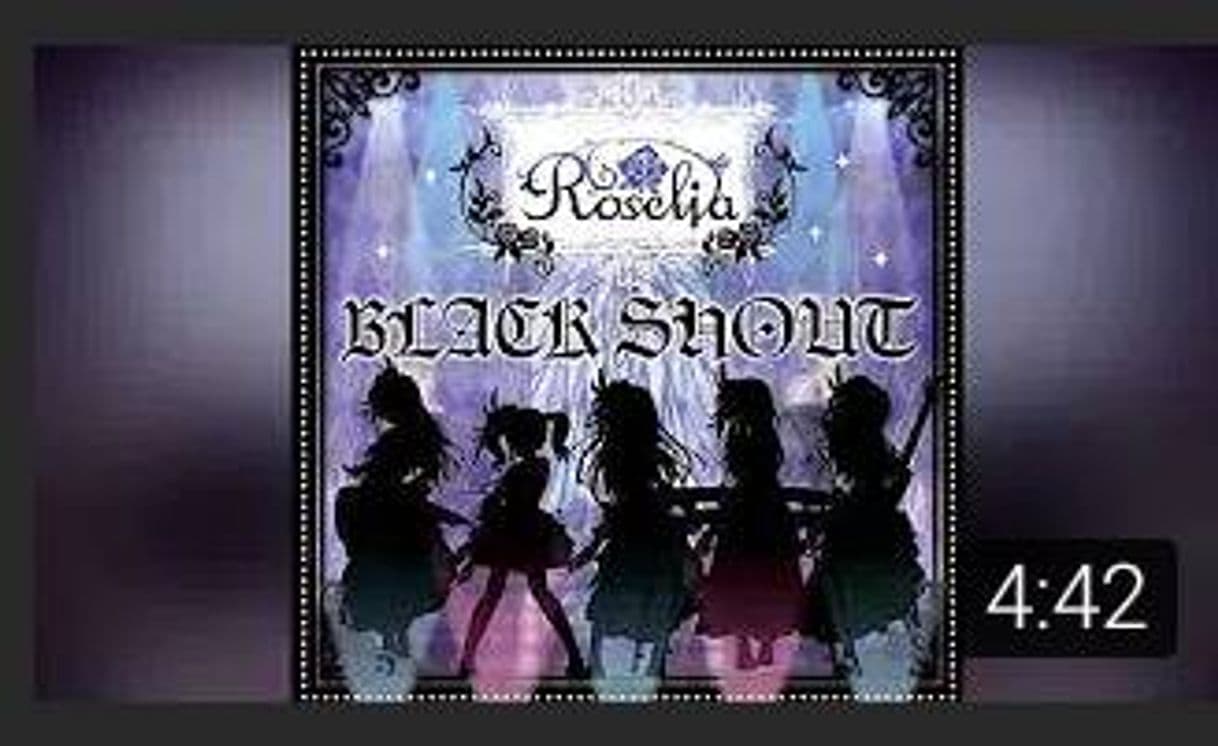 Fashion "BLACK SHOUT" by Roselia 【FULL】/ BanG Dream! 2nd Season ...