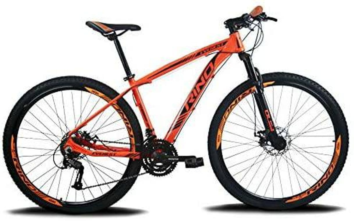 Moda BICICLETA ARO 29 RINO EVEREST 24V - CAMBIOS INDEX (Laranja, 