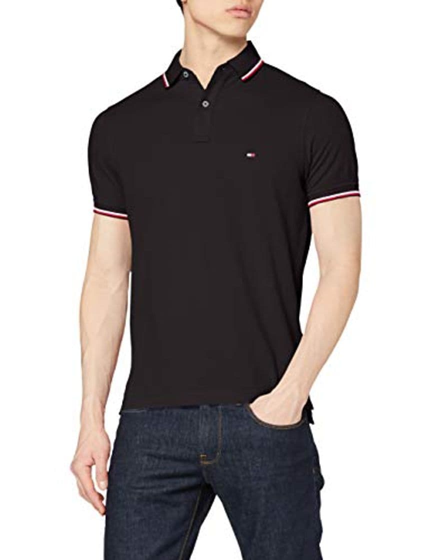 Product Tommy Hilfiger Tommy Tipped Slim Polo, Negro