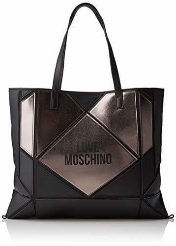 Moda Love Moschino Jc4120pp18lx100b, Bolso tipo tote Unisex Adulto, Negro