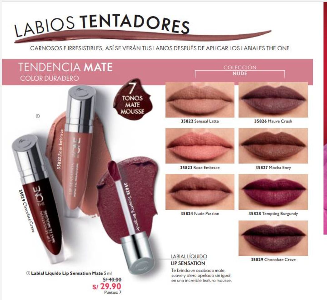 Moda Labial oriflame💄