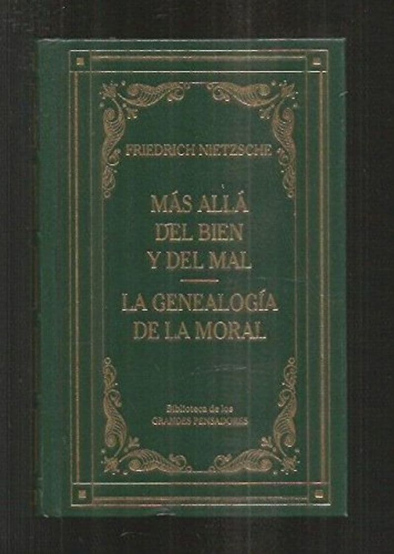 Book Mas alla del bien y del mal; la genealogia de la moral