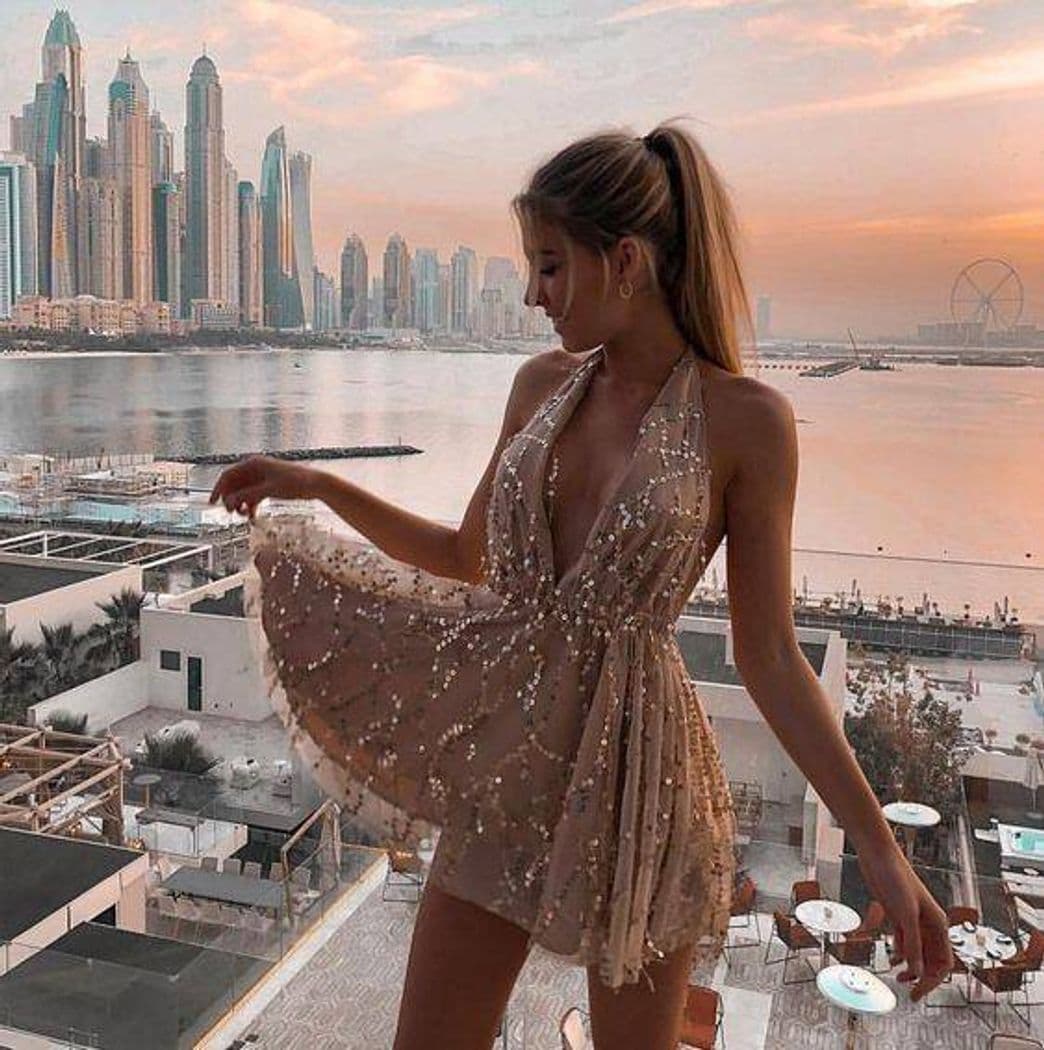 Fashion Vestido Rose Gold 💎