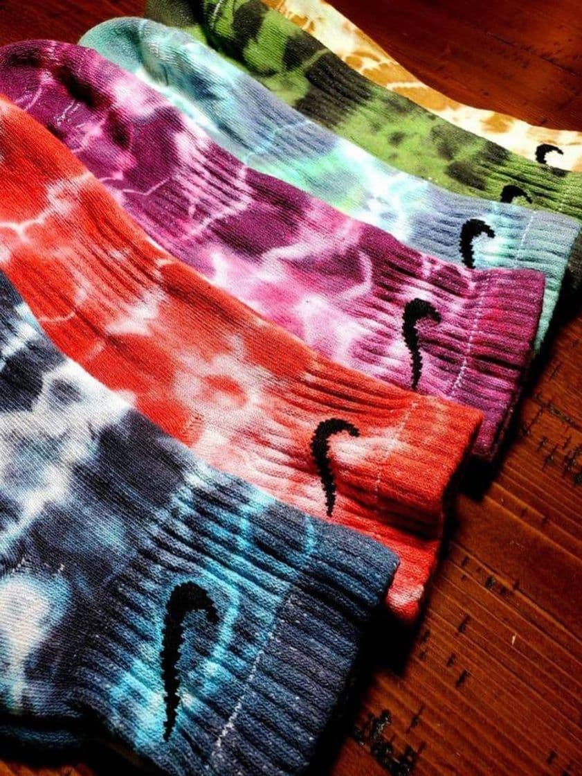 Moda Meias Tie Dye ⚡