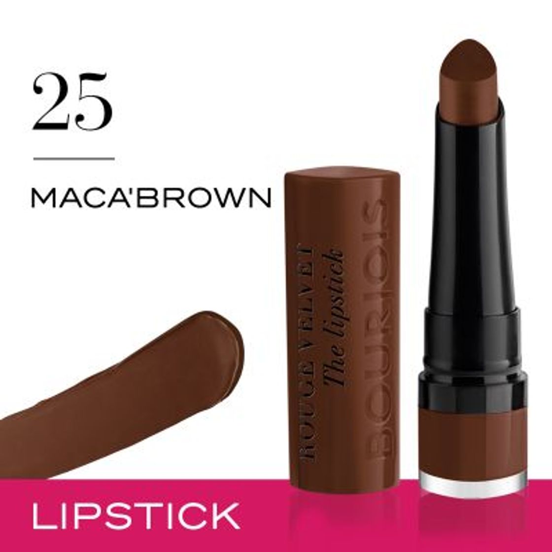 Producto Bourjois Velvet The Lipstick Barra De Labios Tono 025 Maca'brown