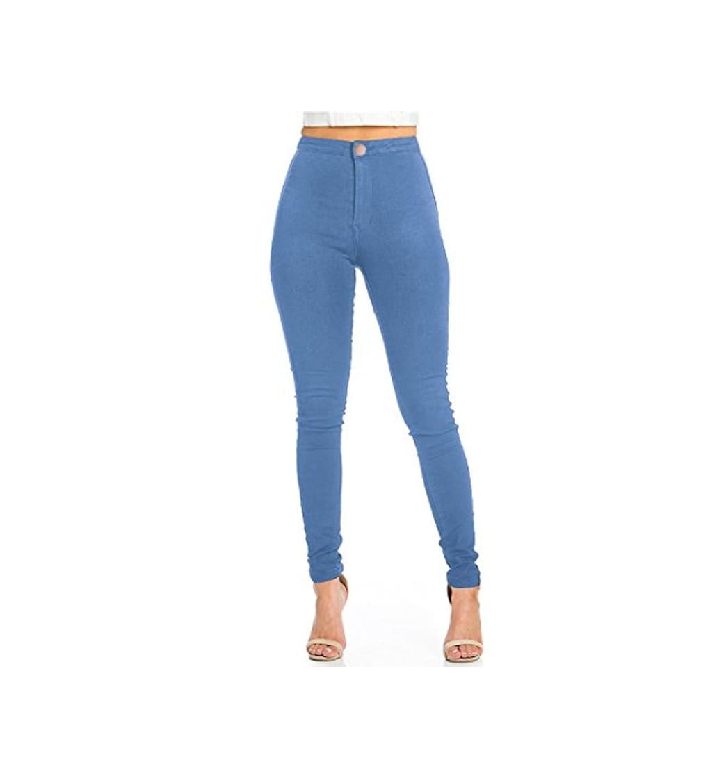 Moda EASTDAMO Vaqueros Mujer Push Up Tejanos Mujer Cintura Alta Pantalones Pitillos Elasticos