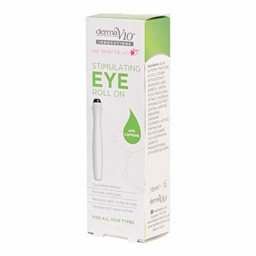 Belleza Derma V10 Re-Energiser - Rodillo de ojos con extracto de cafeína y