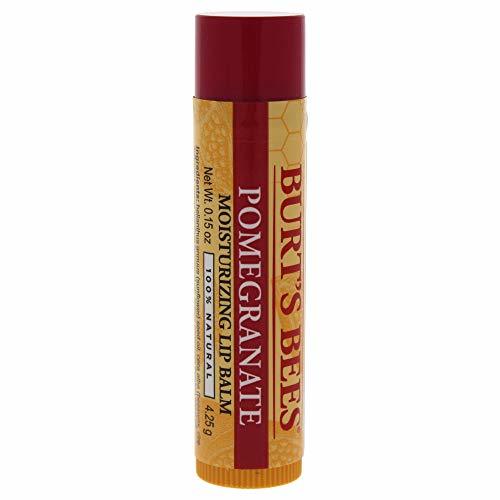 Belleza Burts Bees Pomegranate Moisturizing by for Unisex-0.15 oz Lip Balm