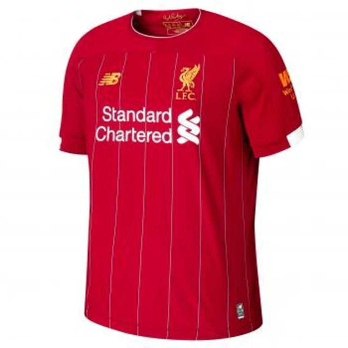 Fitness New Balance Liverpool FC Home SS Jersey No EPL Patch Camiseta Crew