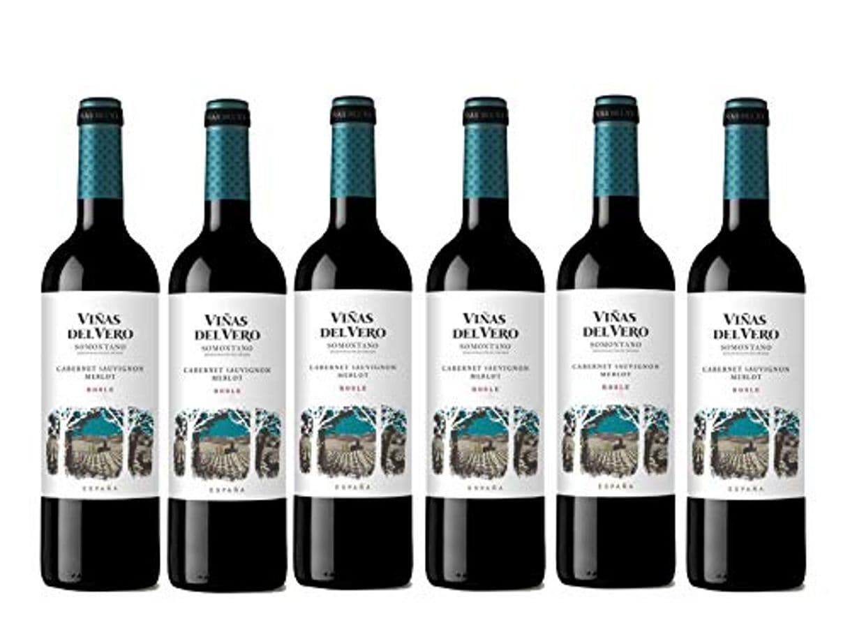 Producto Viñas Del Vero Tinto Cabernet-Merlot - Vino D.O. Somontano - 6 Paquetes