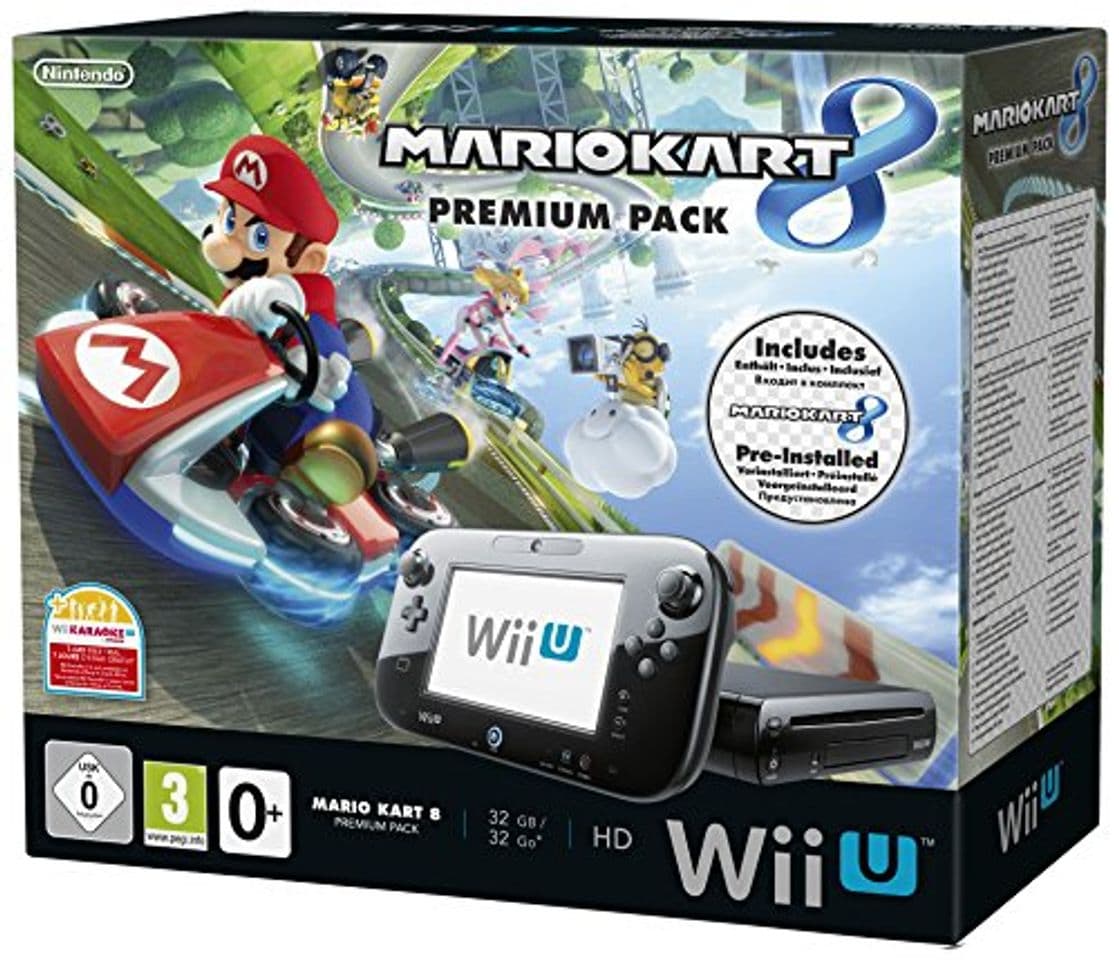 Producto Nintendo Wii U 32GB Premium Pack With Mario Kart 8 [Importación Inglesa]