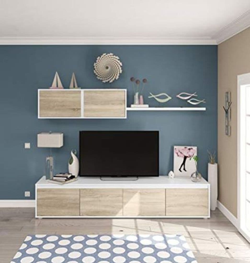 Producto Habitdesign 0F6663A - Mueble de salón Moderno, modulos Comedor Alida, Acabado en