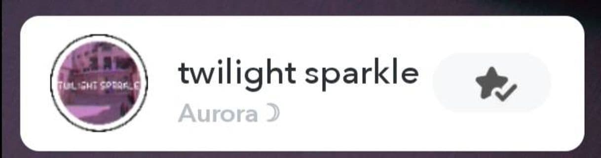 Moda Filtro de snapchat (Twilight sparkle-Aurora)