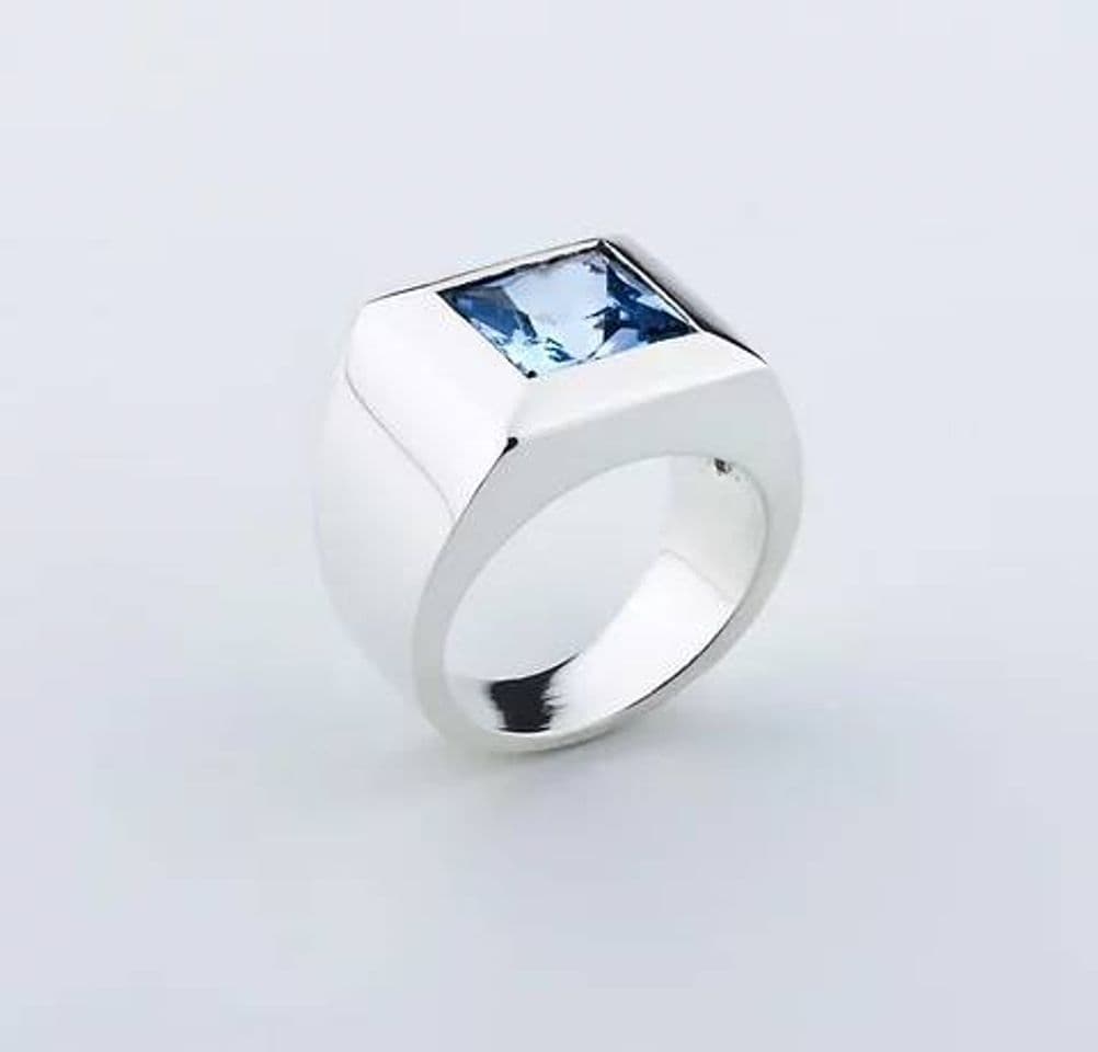 Producto Anillo Piedra aguamarina talla carré