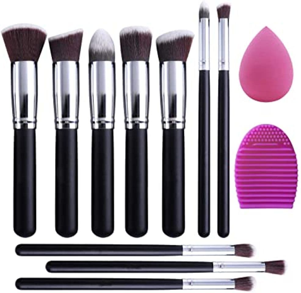 Producto BEAKEY Set de Brochas de Maquillaje Profesional, Synthetic Kabuki Premium para Base