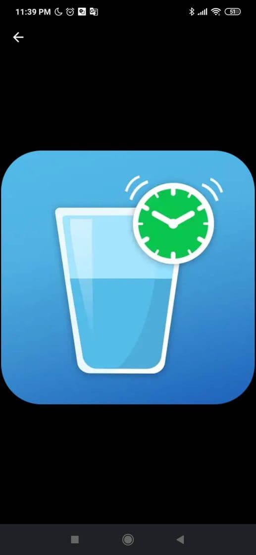 App Recordatorio para beber agua