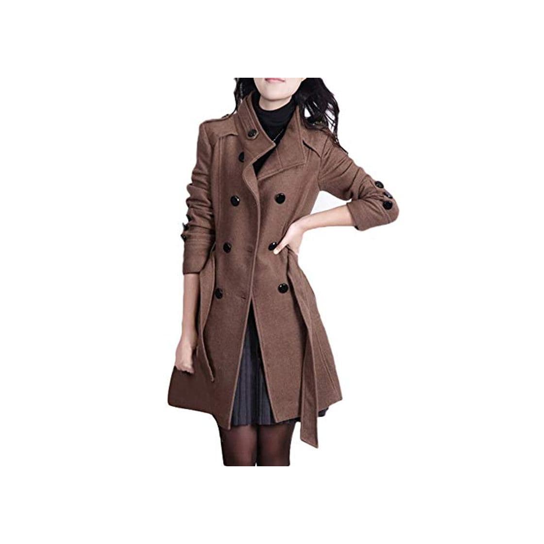 Producto Overdose Chaqueta De Invierno para Mujer Casual Outwear Parka Cardigan Slim Coat