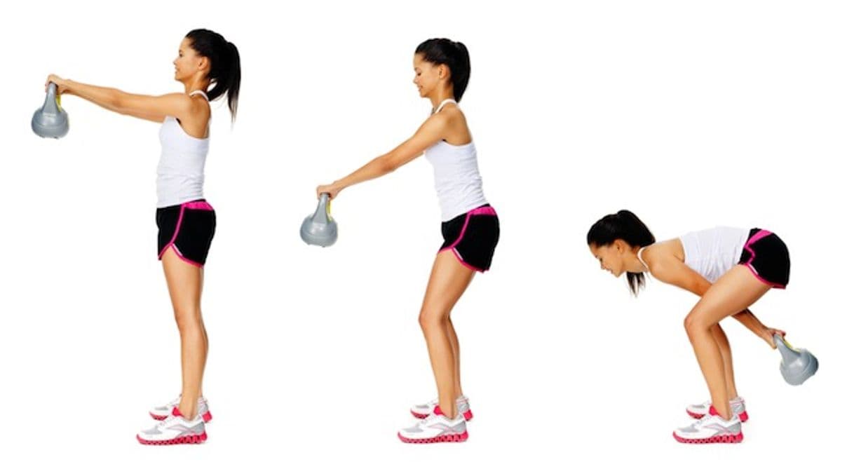 Moda Ejercicios kettlebell. 