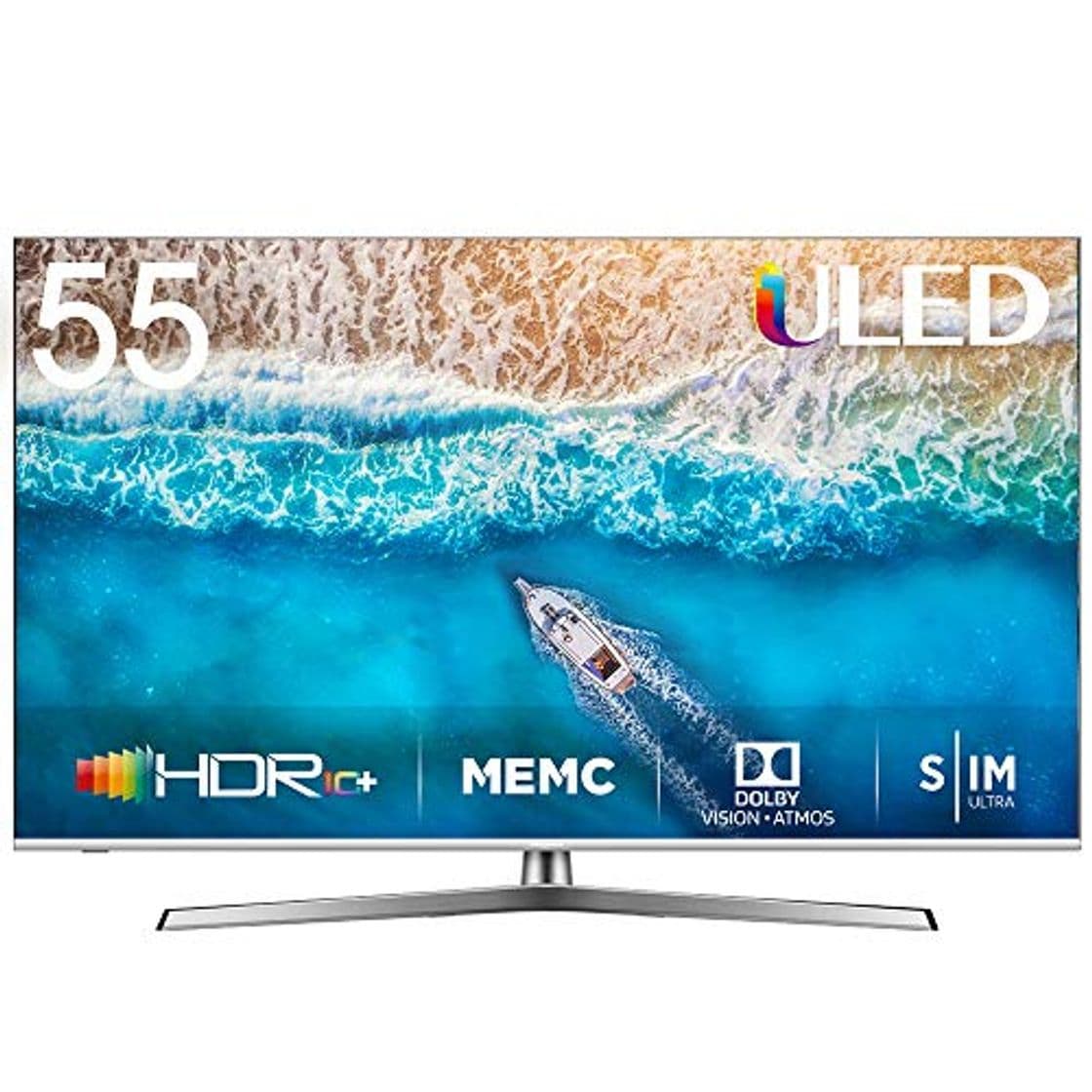 Electronic Hisense H55U7BE - Smart TV ULED 55' 4K Ultra HD con Alexa