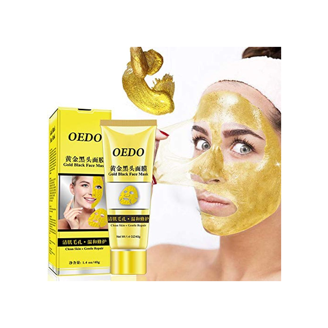 Product Gold Blackheads Remover Face Mask Moisturizing Deep Clean Peel Off Mask