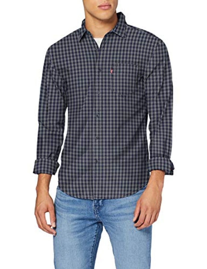 Product Levi's Sunset 1 Pkt Slim Camisa, Azul