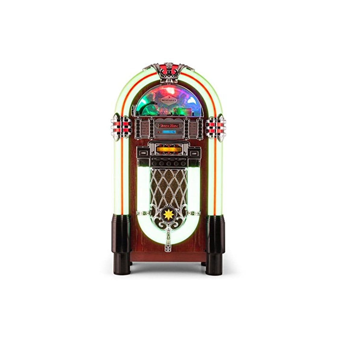 Product AUNA Graceland XXL Jukebox Vintage - Bluetooth , Reproductor CD , Puerto