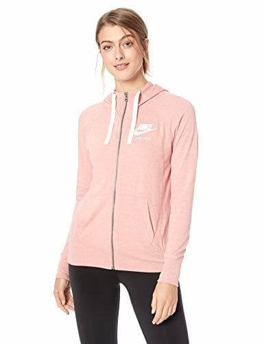 Product Nike W NSW Gym VNTG Hoodie FZ Chaqueta, Mujer, Rosa