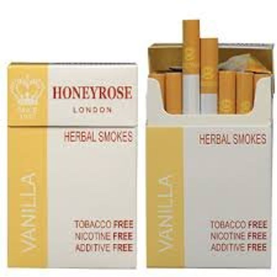 Place Honeyrose Sabor Vainilla Libre De Nicotina Tabaco Gratis De Hierbas Cigarros Paquete