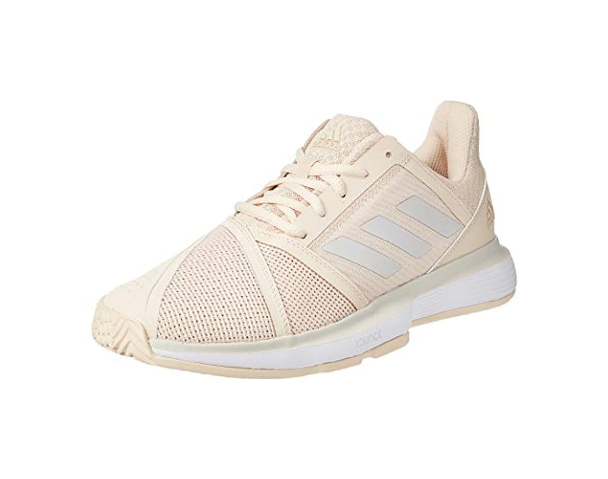 Moda adidas Court Jam Bounce Allcourtschuh Damen-Creme, Hellgrau, Zapatillas de Tenis para Mujer,