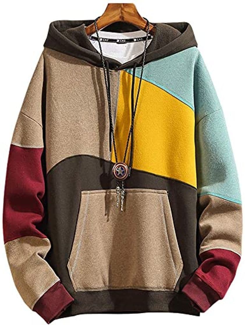 Product XIAOYAO Hombre Sudadera con Capucha Deportiva Manga Larga Hoodie Casual Camisa de