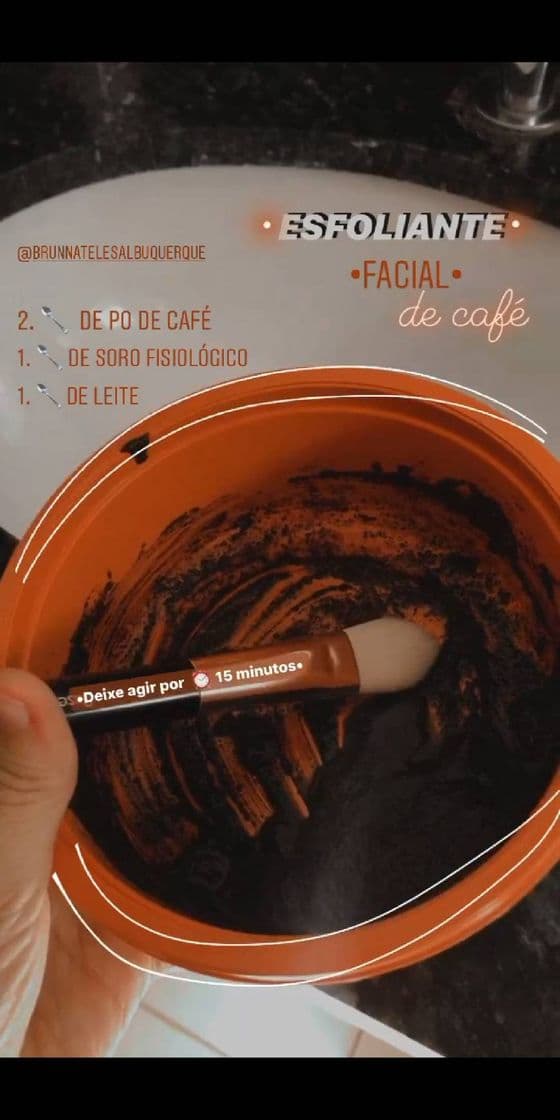 Moda Esfoliante de café