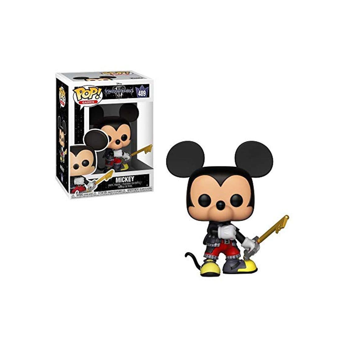 Game Funko- Pop Vinyl: Kingdom Hearts 3: Mickey Figura Coleccionable, Multicolor