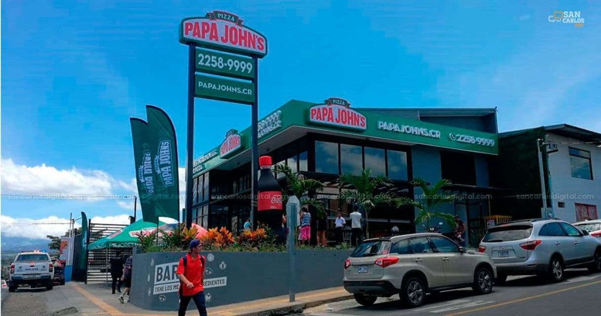 Restaurantes Papa John's Barva