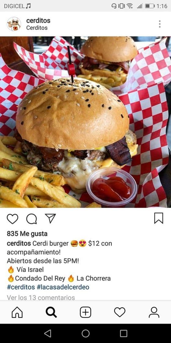 Restaurants Cerditos | La Chorrera