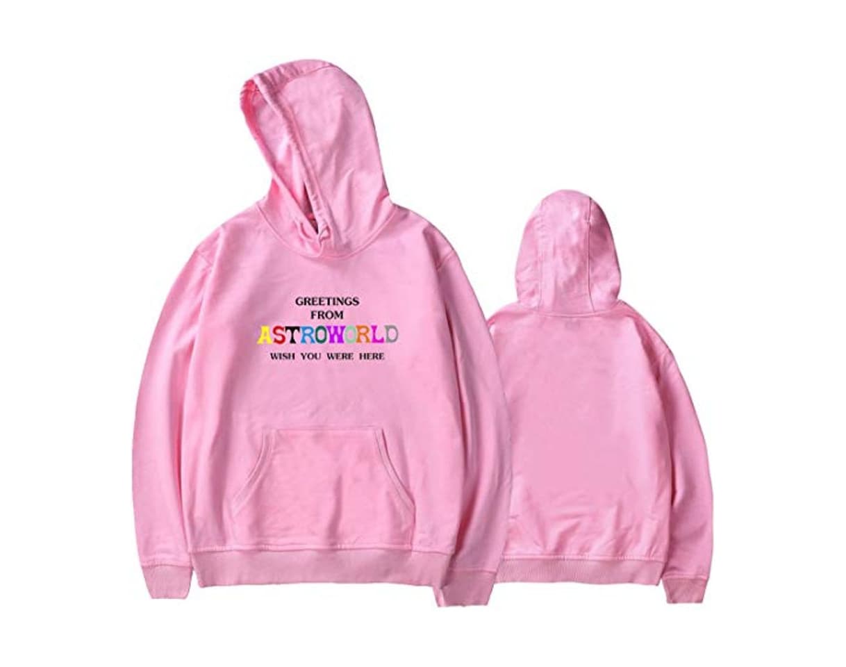 Moda PANOZON Sudadera Mujer Travis Scott Astroworld Impresión de Logo y Letras Pull-Over