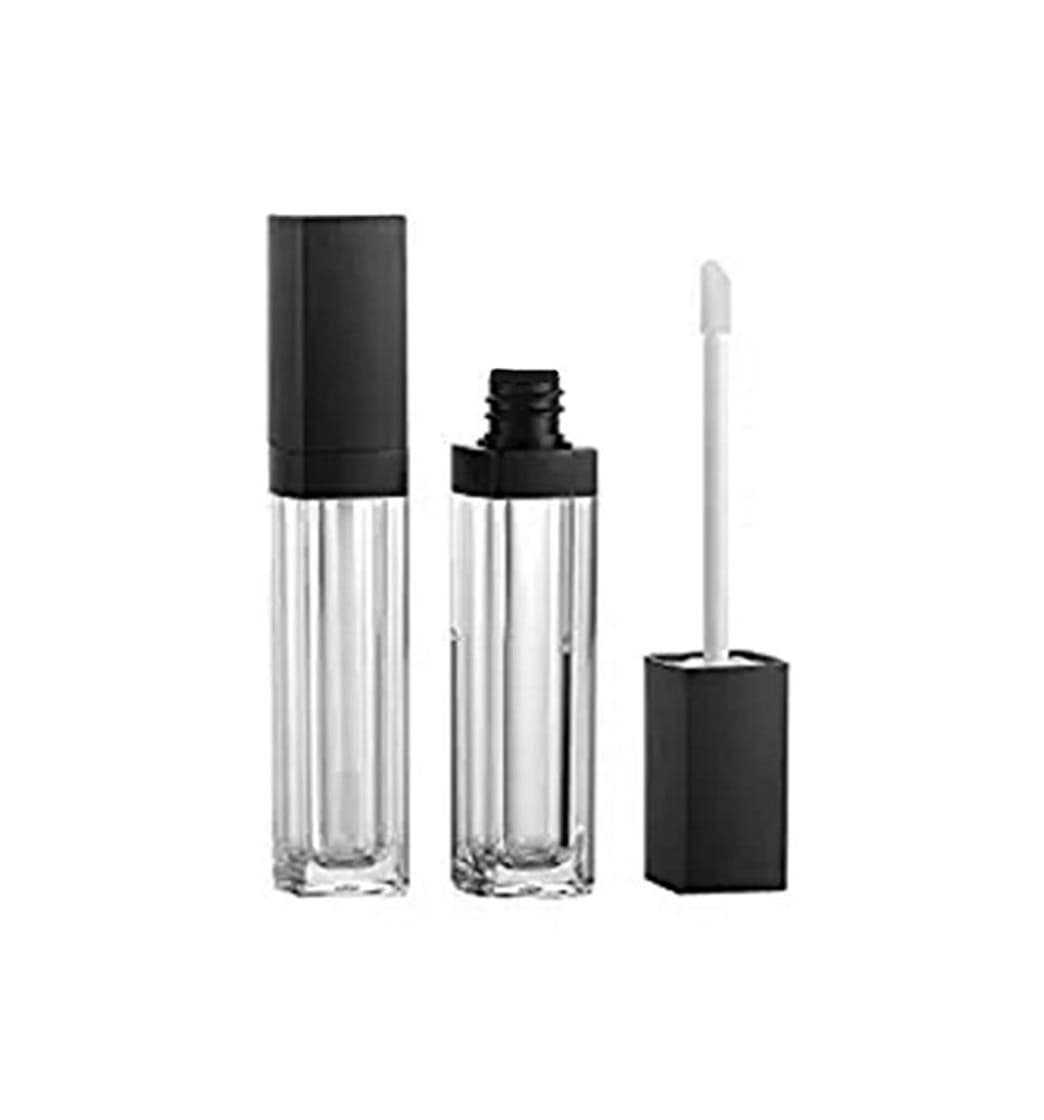 Producto 2 tubos de brillo de labios transparentes de 7 ml con tapa