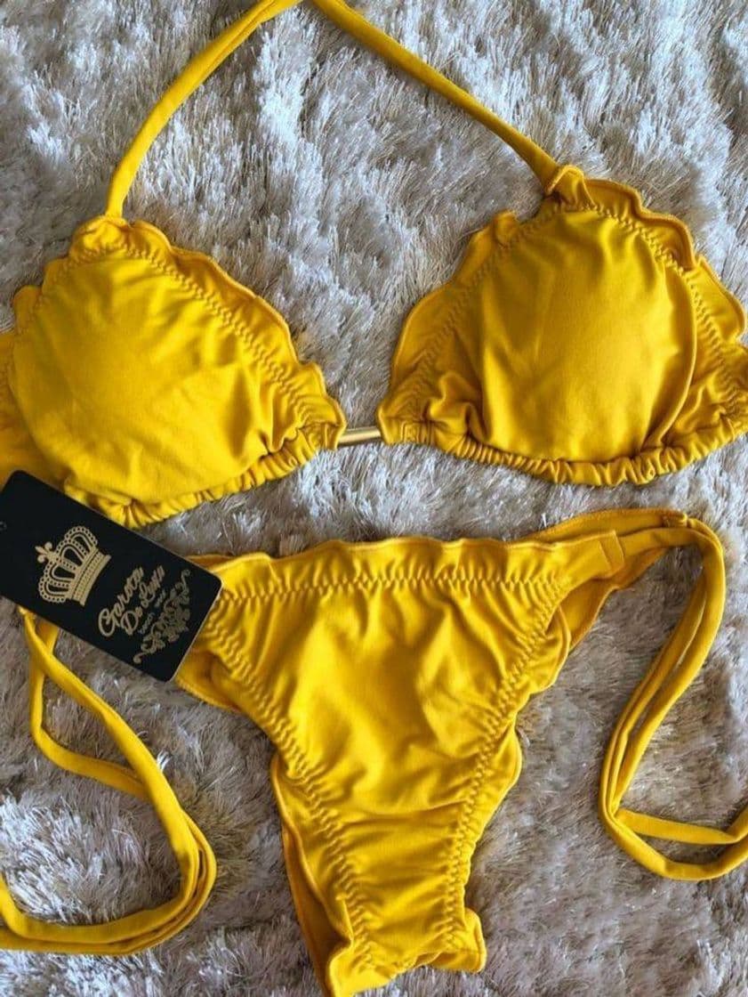 Moda Biquíni amarelo 