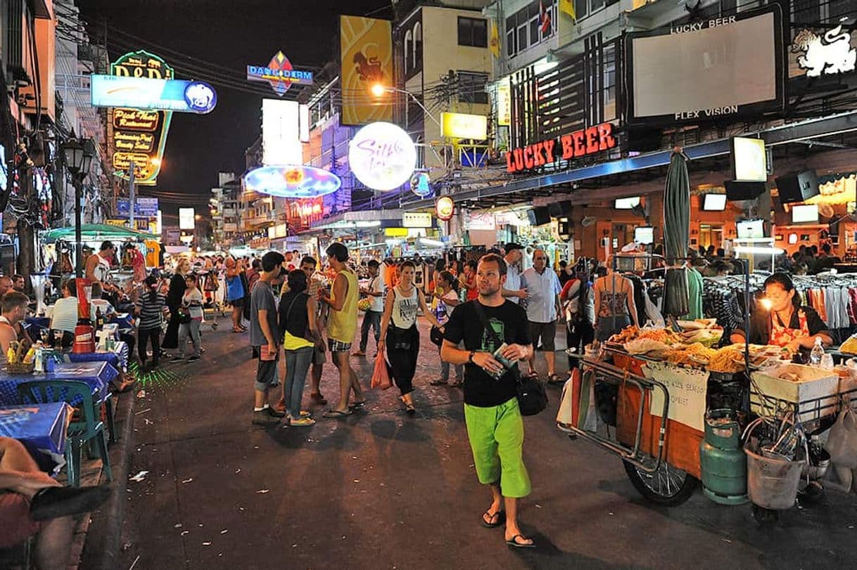 Lugar Khao San Road. Bangkok