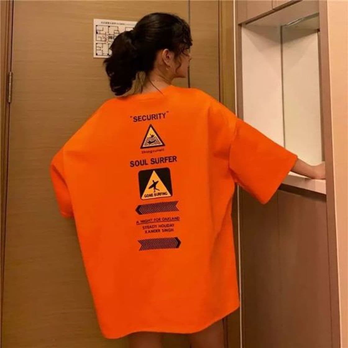 Fashion Camiseta Naranja 🧡