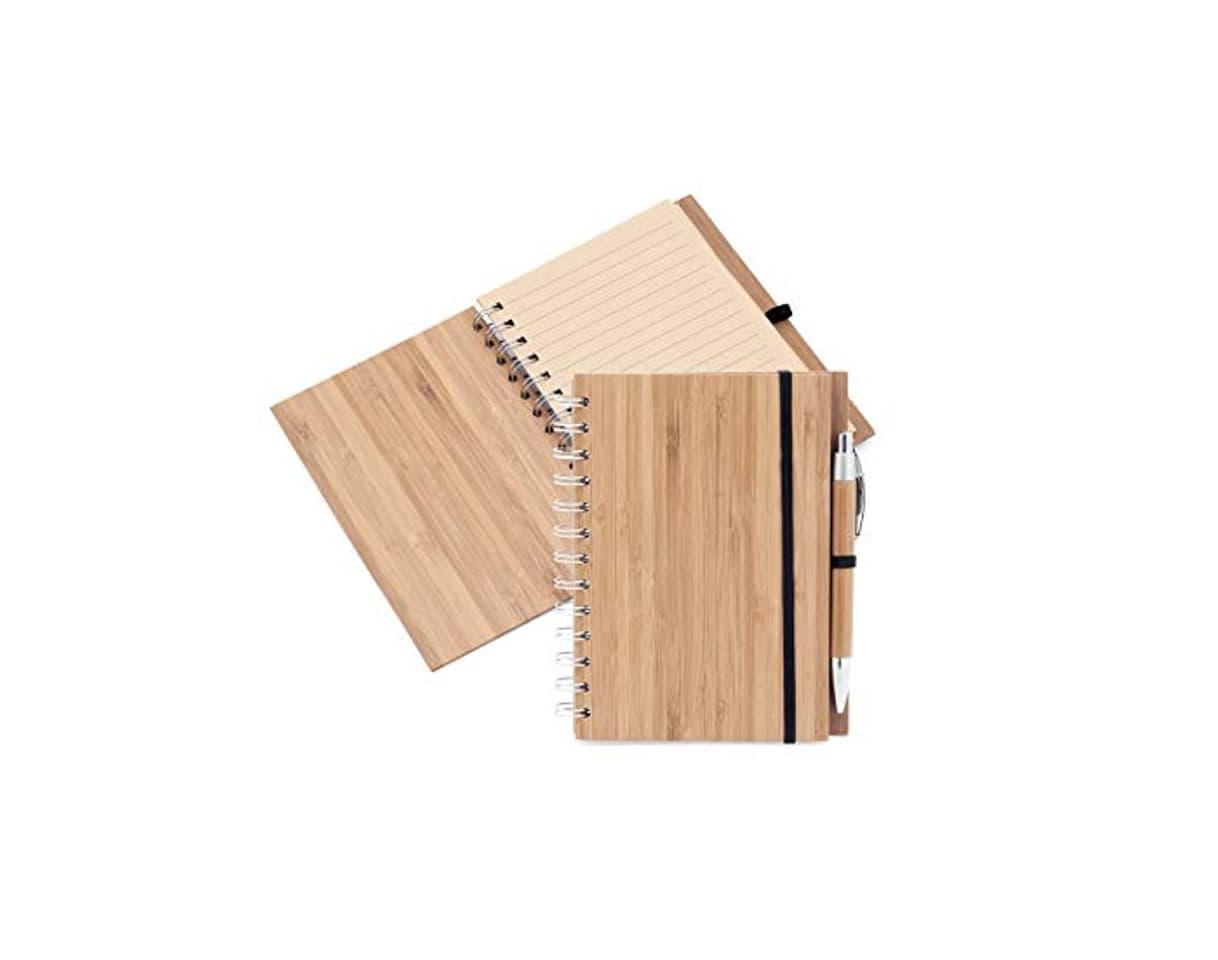 Producto ECO Bambú Cuaderno de papel reciclado de 14