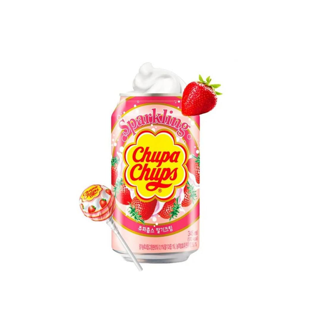 Producto Refresco Coreano Sabor Chupa Chups Nata y Fresas 345 ml