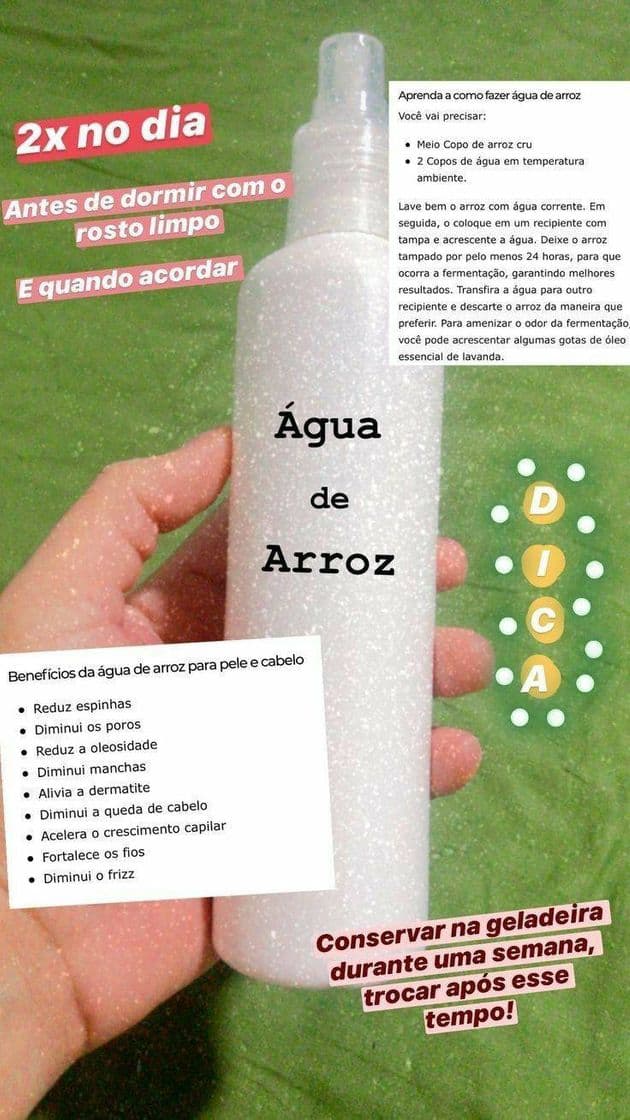 Moda Água de arroz .