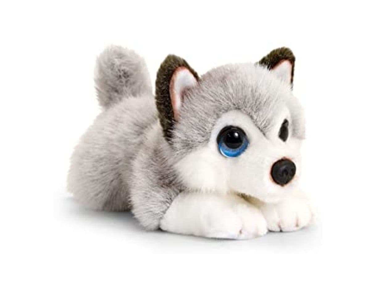 Product Keel Toys- Juguete de Peluche con diseño de Perro Husky, Color Gris,