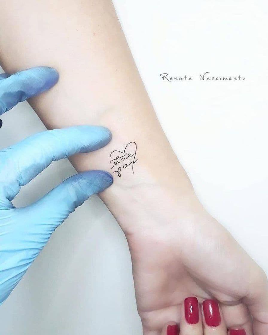 Fashion Tatuagem pai e mãe