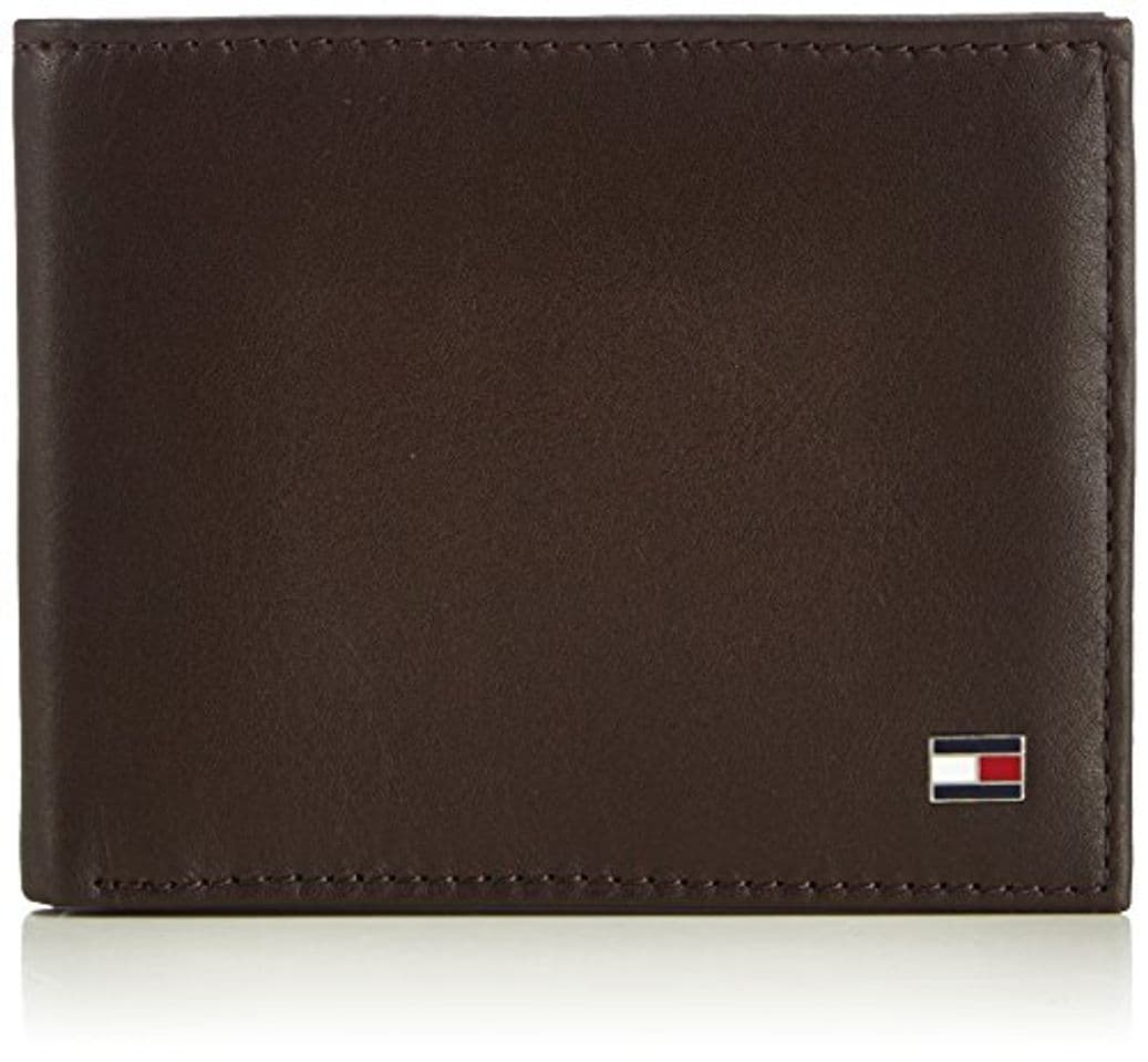 Product Tommy Hilfiger Eton Mini CC Wallet, Cartera para Hombre, Brown 204, 11x9x2