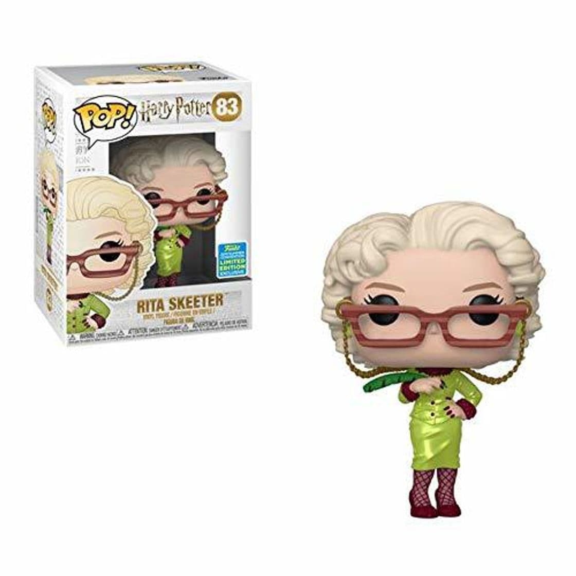 Game Funko Pop Harry Potter Rita Skeeter with Quill SDCC 2019 Shared Sticker