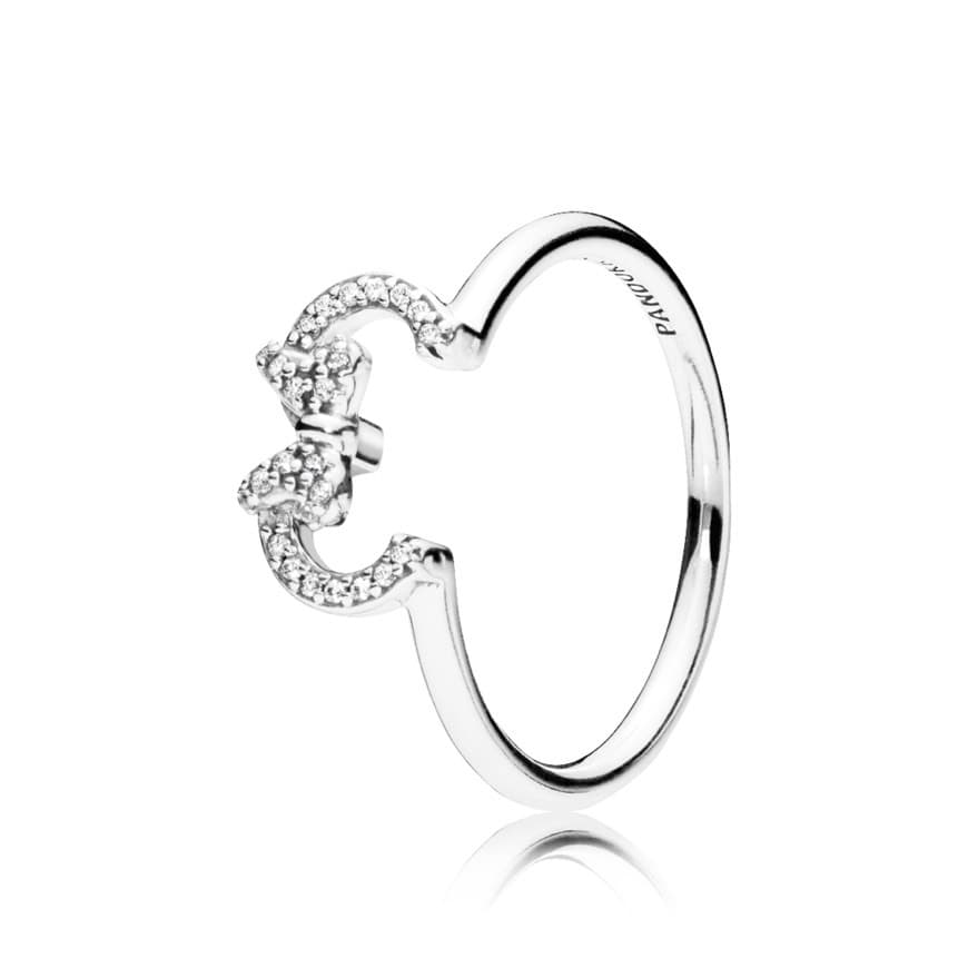 Fashion Anillo Silueta de Minnie en plata de ley